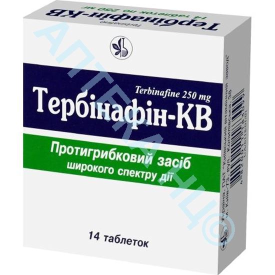 Тербинафин 250мг №14 таб. Производитель: Украина Киевский витаминный завод